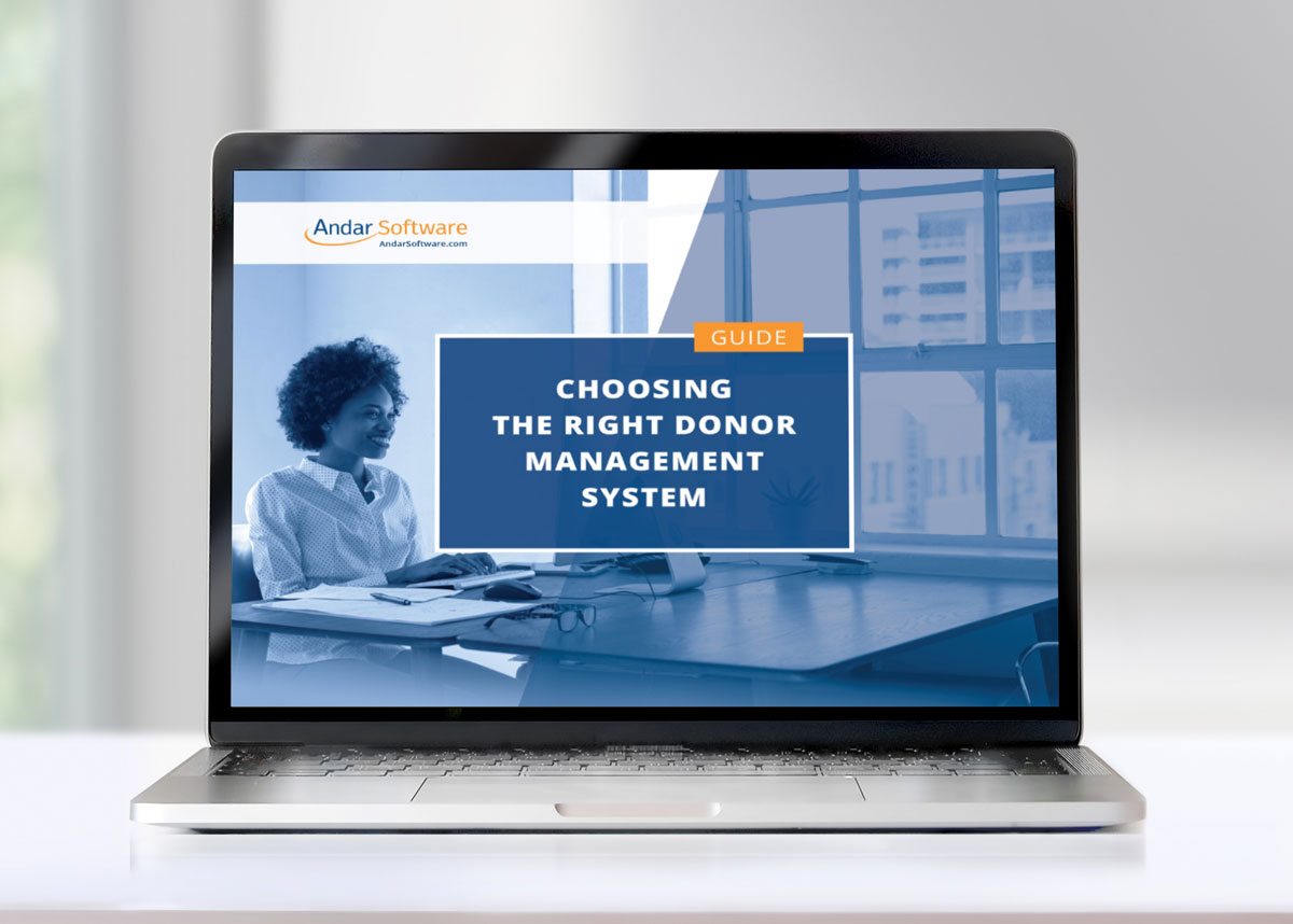 Andar Software Nonprofit Guide to Choosing the Right Donor Management System